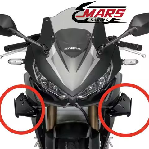 For Honda New CBR500R CBR500R 2019-2022 2023 Motorcycle Accessories Front Light Cowl Side Winglet Wi
