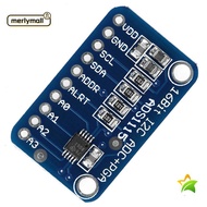 MERLYMALL ADS1115 Development Board, 16Bit 4 Input Channels Analog To Digital Module, Low Power I2C 