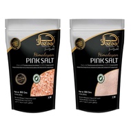 [Bundle] JAZAA Himalayan Pink Salt 800g Rock Coarse and Fine Resealable Pouch