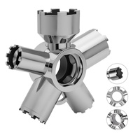 10-in-1 Metal Faucet Aerator Key Removal Tool for M16.5-M28 Heavy Duty Cache Aerator Wrench for Sink