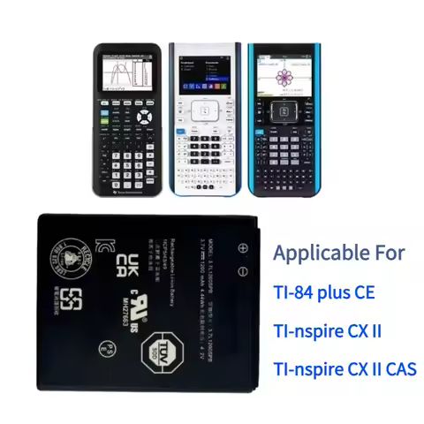 For Ti-84 Plus CE / Ti-nspire Cx CAS/CX II CAS High Quality 3.7V 1200mAh 3.7L1200SPB Battery