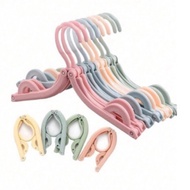 GANTUNGAN Folding Clothes Hanger Multipurpose Folding Clothes Hanger/ Folding Travel Clothes Hanger 