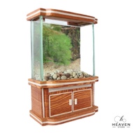 Aquarium Fullset Lemari / Buffet Lampu LED Batu Aquarium / Pasir Aquarium Background Aquarium Aqua s