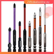 <HRDEAL>HRC61 Degree  Cross Screwdriver Bits PH2 Multipurpose  Drill Bits