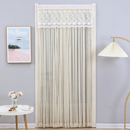 Bedroom Lace Perforation-Free Retractable Rod Hanging Curtain Summer Anti-Mosquito Gauze Curtain Par
