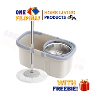 Rotating Mop Floor Cleaning Mop Spinner Mop Wet Cleaning for Home and Room Dust Mop