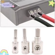 FANSIN Car Speaker Wire Terminal, Gold Silver 0GA 4GA 8GA Car Audio Connector, Pure Copper Wire Redu