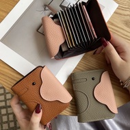 Genuine Genuine Leather Baby Elephant Card Holder 2025 New Style Ladies Lightweight togo Genuine Lea