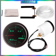 zzz 52mm Pressure Reading Instrument for Vehicle Monitoring 2 Inch Mechanical Meter with -1 to 2 Bar