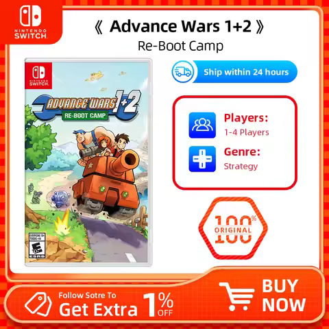 Nintendo Switch - Advance Wars 1+2 Re-Boot Camp - Games Cartridge Physical Card for Switch OLED Lite