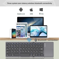 Hot-selling Three-Folding Bluetooth Keyboard Source Factory Direct Sales B033 Mobile Phone Tablet La