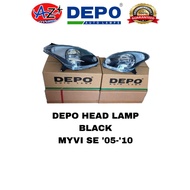 DEPO Head Lamp Smoke Perodua Myvi SE 2005 - 2010
