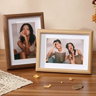 [in stock] Photo printing and framing for display678Inch a4Can support diy Solid wood picture frame,