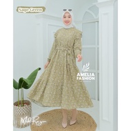 Produk MIDI DRESS RAYON Amelia Fashion, Midi Dress Rayon Barang