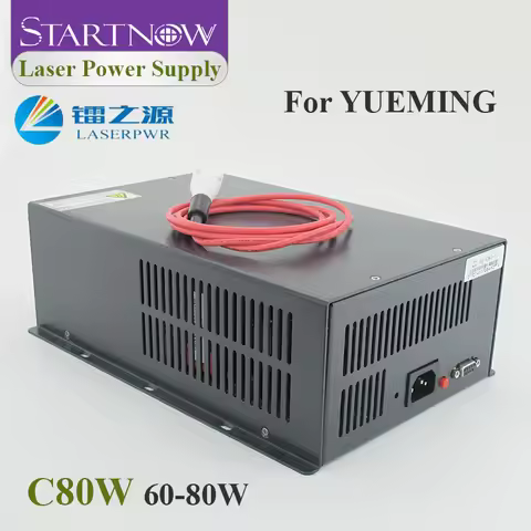 HY-C80 Co2 Laser Power Supply 60-90W High Voltage PSU Generator 110/220V Laser Source For Yueming CM