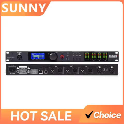 Professional PA2 2 in 6 out audio processor driver rack professional speaker audio digital processor
