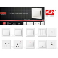 UMS 9 SERIES SWITCHES & SOCKETOUTLET