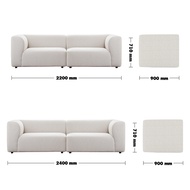 Minimalist Fabric 3 Seater Sofa FLOWER