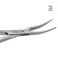 Double Eyelid Hemostatic Forceps Straight Elbow Full Teeth Stainless Steel 12.5cm Mosquito Hemostati