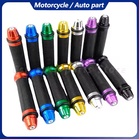 A Pair 7/8'' Anti-Slip Motorcycle grips hand Handlebar Bar Grips Bicycle Rubber Mountain Cycle Handl