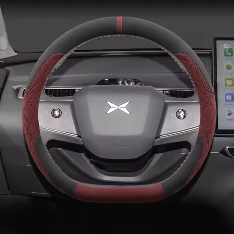 Suede Car Steering Wheel Cover for Xpeng G6 G9 X9 MO3 P7+ 2022 2023 2024 2025 Xpeng Interior Accesso