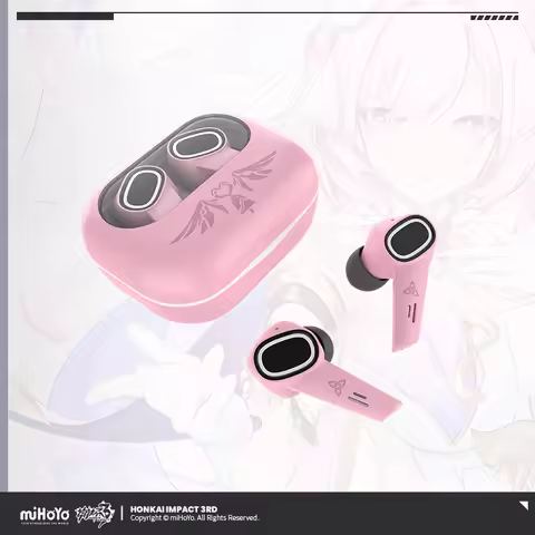 MiHoYo Official Honkai Impact 3 ELYSIA Bluetooth Headset Customized Game Anime Cosplay Collection Gi