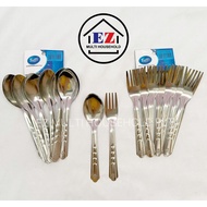 (WHOLESALE) DESSERT FORK AND SPOON TOFFI F0813 & F0811 TOFFI QUALITY/ SUDU DAN GARPU TOFFI BERKUALIT