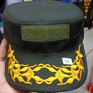 TOPI PET PDH PAMEN TNI AD - TOPI PET PDH TNI AD PAMEN BAHAN WOLL