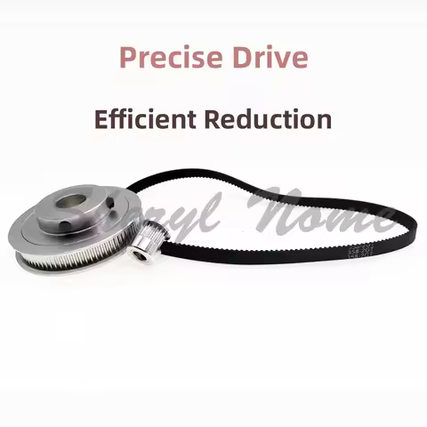 2GT Timing Belt Pulley Set 80T 20Teeth Tensioning Wheel Bore3~25mm Belt Width6mm Reduction 4:1 GT2 S