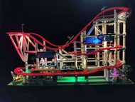 Creative Small Particle Lego 10261 Roller Coaster MOC Light LED Domestic Modification Series Buildin