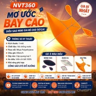 Cheap assembled 1m mini flute kite that can carry a return d15 flute - Cho Lon. Store Store Store St