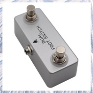(NDPB) Dual Foot Switch Guitar Pedal Dual Footswitch Guitar Effect Pedal Lockable Audio Channel Sele