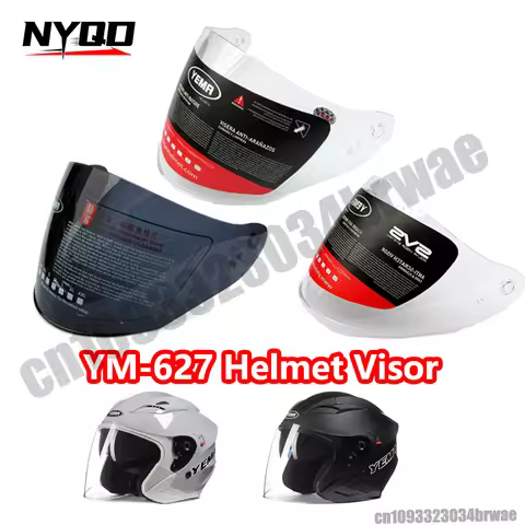 YEMA Helmet YM-627 Original Universal Anti Anti-fog Lens Tea Color Visor Helmet Accessories