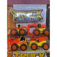 TOY TRUCK CONSTRUCTION TRUCK DOZER TRUCK EXCAVATOR TRUCK FORKLIFT TRUCK MIXED CONTENTS 4PCS VK 07