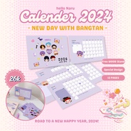 2024 Bangtan BTS Calendar Desk Calendar Display |
