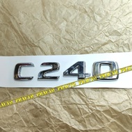 "C240" Writing Emblem - Mercedes Benz Letter Emblem - mercy writing logo