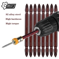 10Pcs Screwdriver Bits Set 63mm PH2 Anti-slip with Magnetic 1/4" Hex Shank Fits Hand Electric Drill 