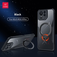 XUNDD Beetle Fixed Point Rotating Bracket Asus ROG9 Pro Phone Case Cool Black Precision Hole Gaming 