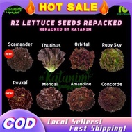 【COD/READY】 RED Variety Lettuce 1 PELLETIZED seeds Rijk Zwaan Hydroponics