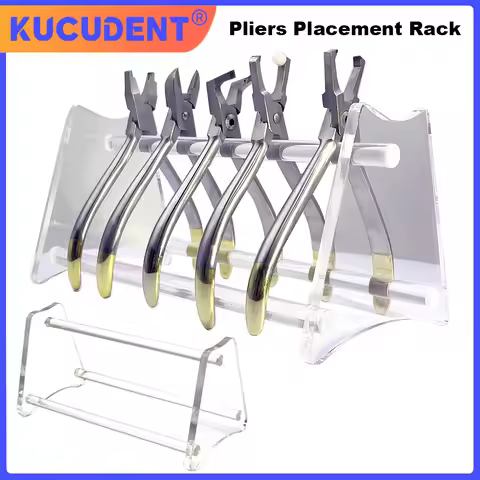 1Pc New Orthodontic Pliers Forceps Placement Acrylic Rack Dental Tool Scissors Pliers Stand Holder D