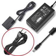 ACK-E18 DR-E18 DC Coupler LP-E17 Dummy แบตเตอรี่อะแดปเตอร์ไฟ AC สำหรับ Canon EOS SL3 T6i T7i 250D 76