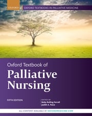 Oxford Textbook of Palliative Nursing Betty Rolling Ferrell