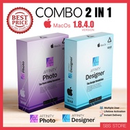 【READY STOCK】 Affinity Photo & Affinity Designer For Graphic Design MacOS User Software [COMBO]