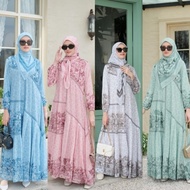 hk3 gamis Mega set jilbab syari Fiona talira by AC ORIGINAL/dress