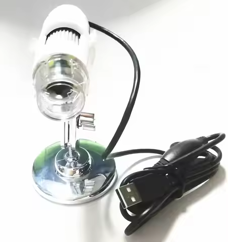 2MP 1080P 50-500X USB Digital Microscope CMOS Borescope Handheld Endoscope for Repair Hair Skin PCB 