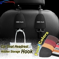Audi Car Seat Back Hook Headrest Holder Hidden Organizer Storage Accessories For A3 8l 8Y A1 Q5 TT m