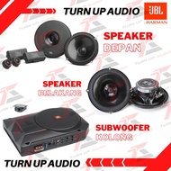 PAKET AUDIO MOBIL JBL BY HARMAN KARDON SUBWOOFER KOLONG BOSCHMANN -PUSYNONE