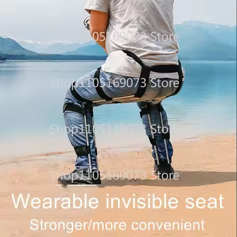 Chairless chair wearable invisible seat artifact exoskeleton chair human wearable chair magic