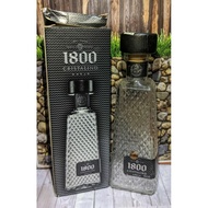 Liquor Bottle cristalino anejo 700ml Cristal Bottle Antique Bottle Unique Bottle Display Craft Decoration Beautiful Bottle