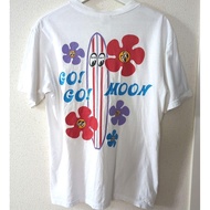 2025 New Style Anvil Retro Printed T-Shirt Surfboard Pattern Top 100% Cotton